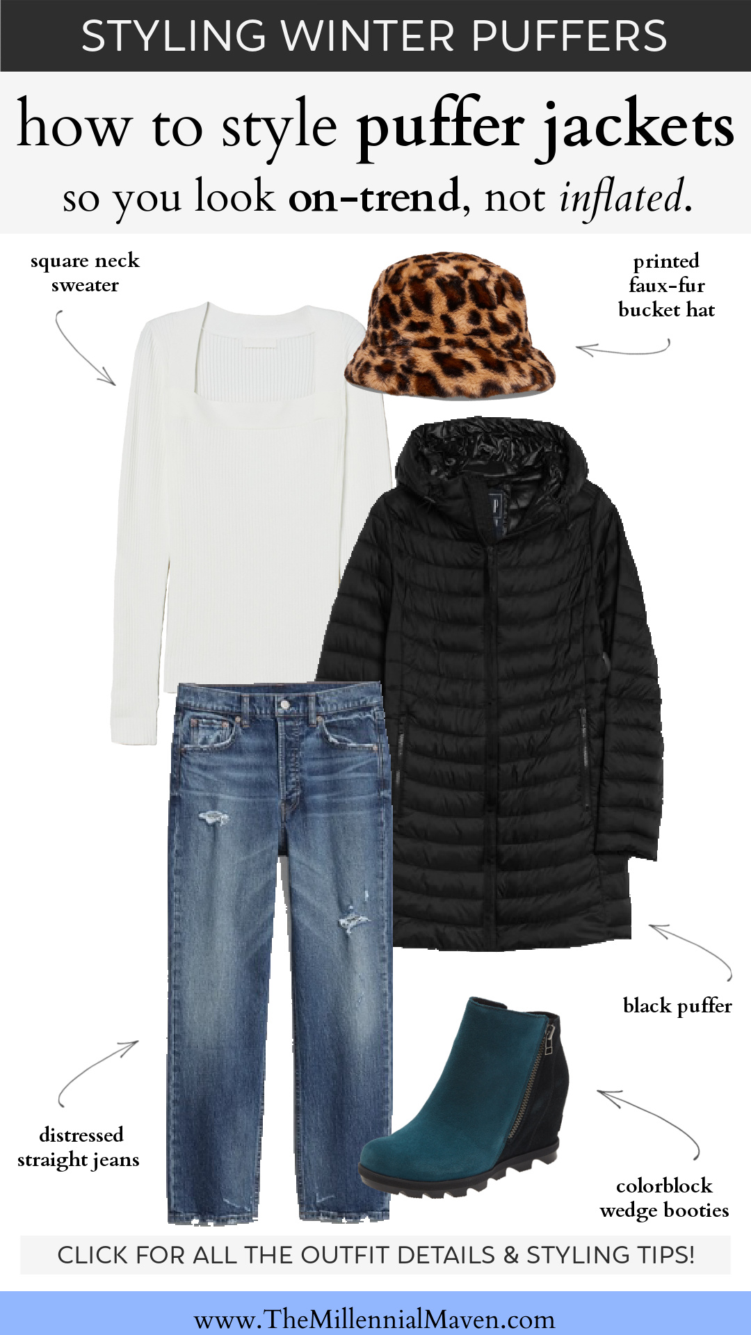 How To Style A Puffer Jacket | tips + cute puffer jacket outfits that ...