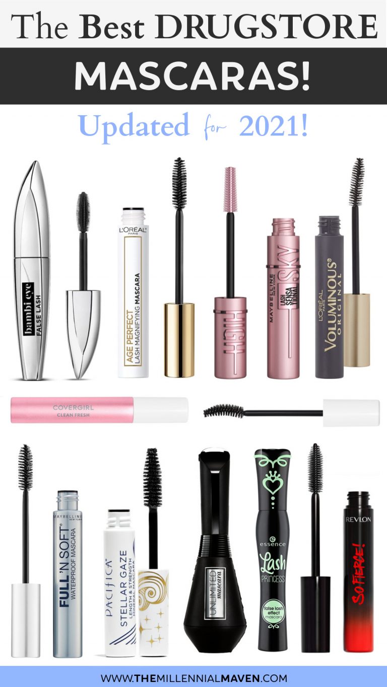 Top 10 Best Mascaras at the Drugstore in 2021! Drugstore Mascaras