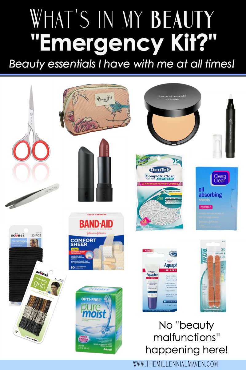 beauty emergency kit Pinterest