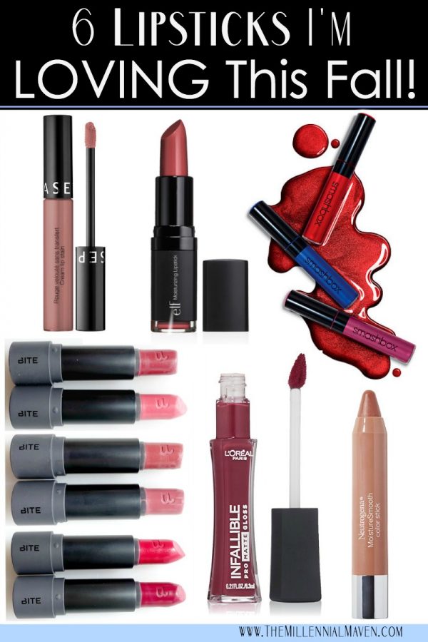 6 Lipsticks I'm LOVING This Fall (Best Fall Lipsticks) The Millennial