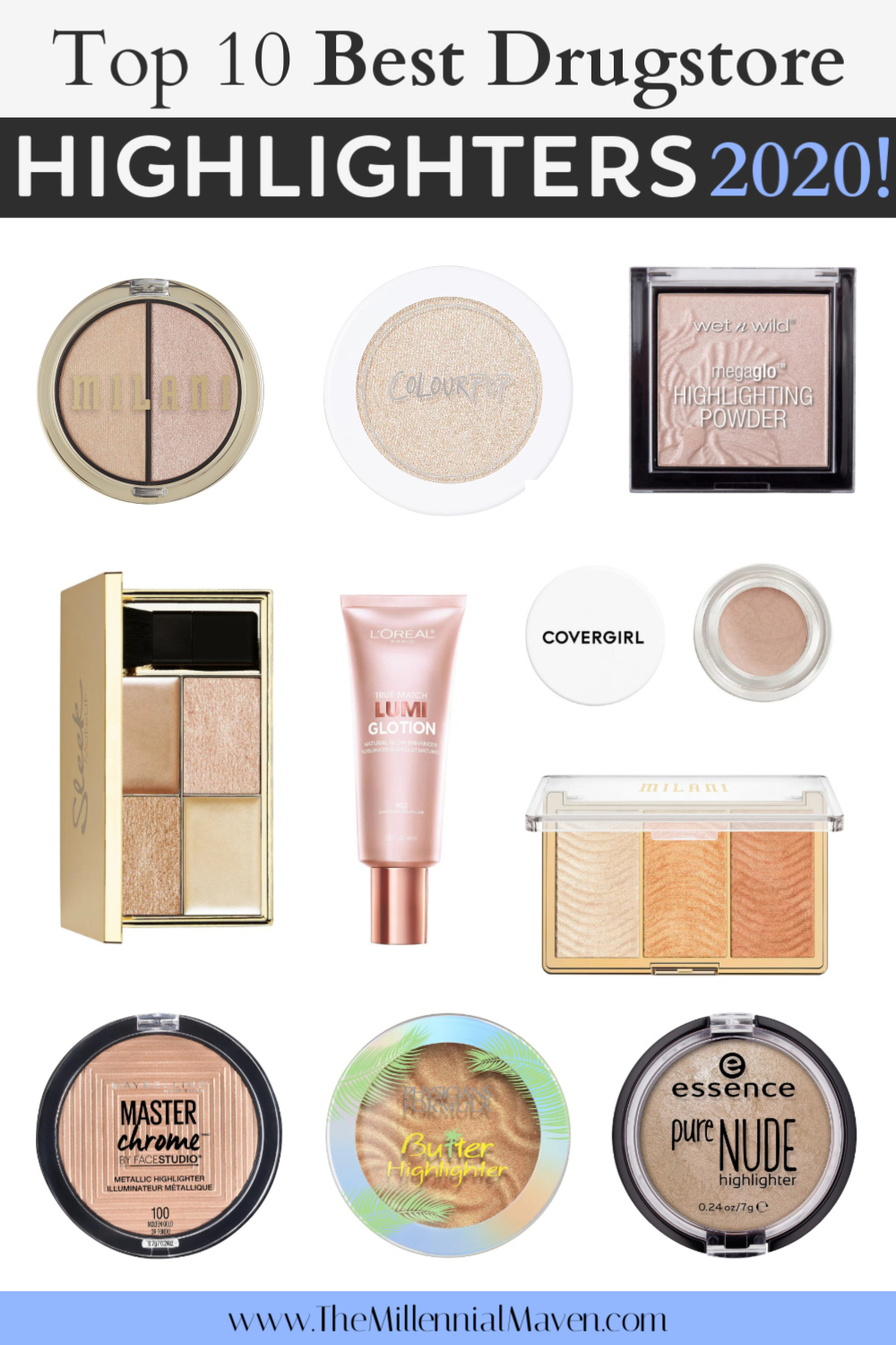 Found: The 10 Best Drugstore Highlighters Money Can Buy